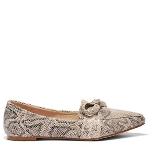 NY&C Snake Print Nola Loafer Ballet Flat Size 9